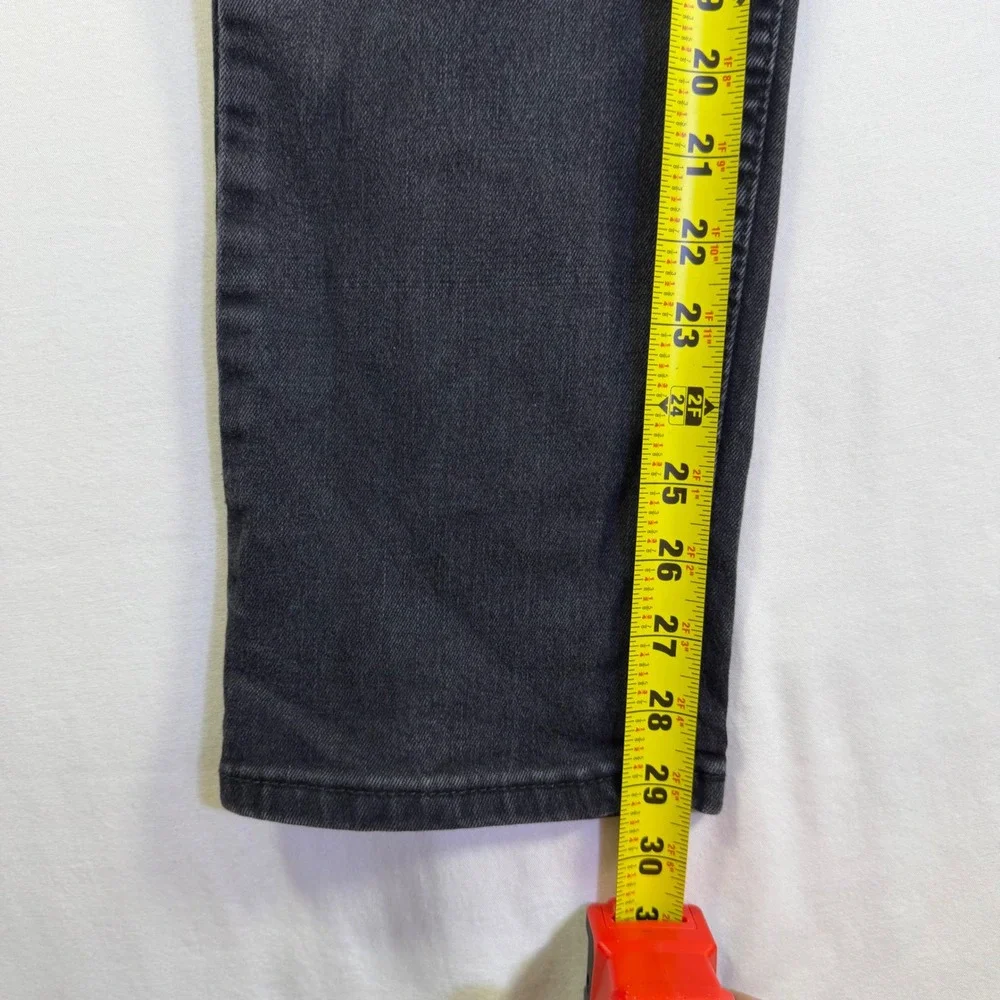 Levis 502 Regular Taper Mens 32x29 Jeans Charcoal Black Wash 29507-0001